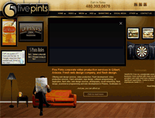 Tablet Screenshot of fivepints.com